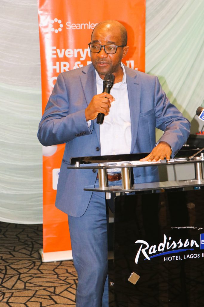 Niyi Yusuf giving the Keynote address at MAN Ikeja 58th AGM
